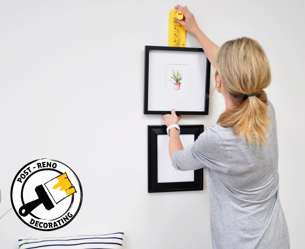 The easiest way to hang picture frames and wall décor